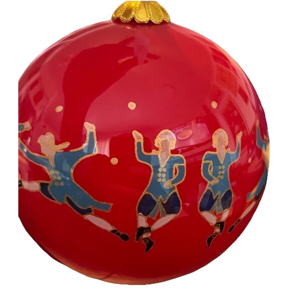 Dillard’s 12 Days of Christmas Ten Lords a Leaping Ornament Boxed EUC - Picture 6 of 8